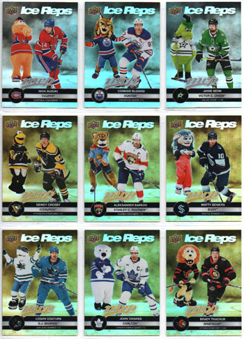2023-24 Upper Deck MVP ICE REPS SILVER #IR-17 Logan Couture/S.J. Sharkie - Sharks