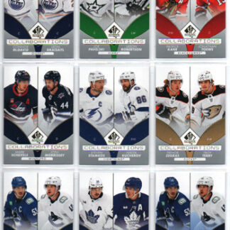 2022-23 SP Authentic Hockey COLLABORATIONS #C-1 Connor McDavid/Leon Draisaitl Oilers