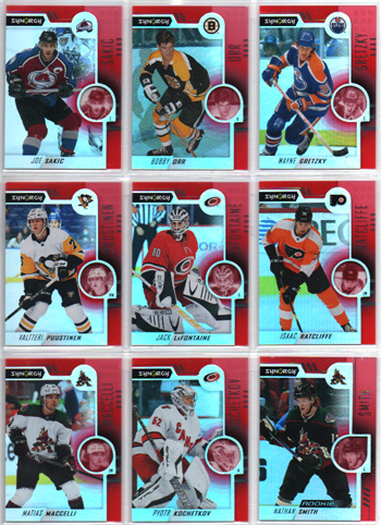 2022-23 Synergy Hockey Base RED LEGENDS #62 Joe Sakic Avalanche
