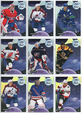 2022-23 Synergy Hockey LIGHT UP THE NIGHT NEON YELLOW /699 #LN-TS Tim Stutzle Senators