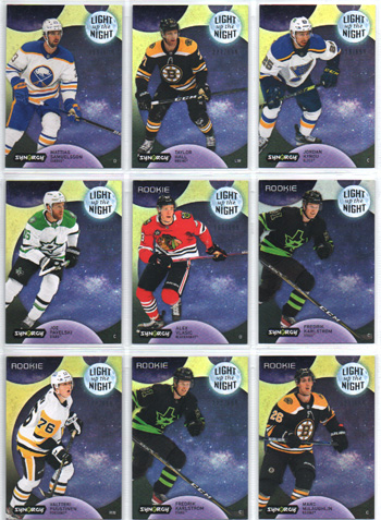 2022-23 Synergy ROOKIE LIGHT UP THE NIGHT NEON YELLOW /699 #LNR-MC Marc McLaughlin RC Bruins
