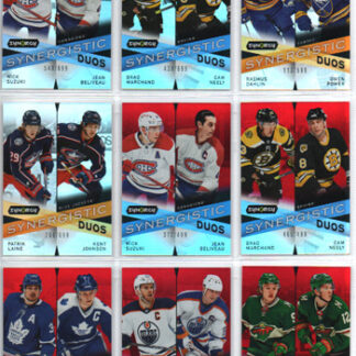 2022-23 Synergy SYNERGISTIC DUOS STAR-LEGENDS RED /499 #SD-14 Auston Matthews/Darryl Sittler - Maple Leafs