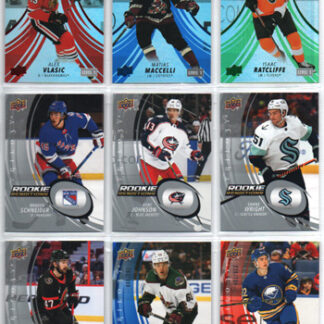 2022-23 Trilogy Hockey ROOKIE RENDITIONS RED/799 #RR-35 Jack Quinn RC Sabres