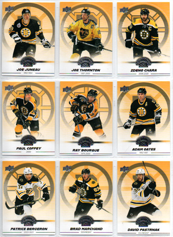 2023-24 UD Boston Bruins 100 Centennial Set #100 Base Set Dave Reid Bruins