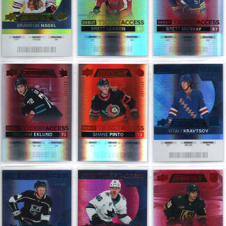 2021-22 Credentials TICKET ACCESS PARALLEL /199 #84 Brett Murray Sabres