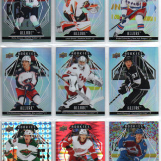 2022-23 UD Allure BLACK RAINBOW ROOKIES #105 Jordan Harris RC Canadiens