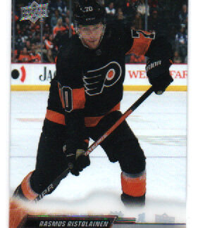 2022-23 Upper Deck Hockey Series 1 CLEAR CUT #136 Rasmus Ristolainen Flyers