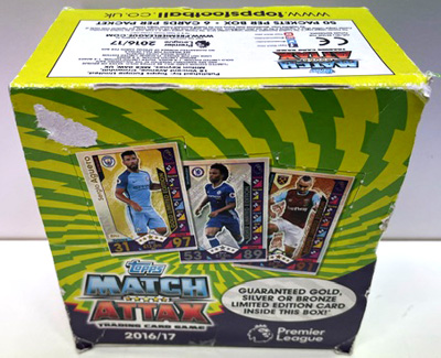2016-17 Topps Match Attax Premier League 50-Pack Laatikko