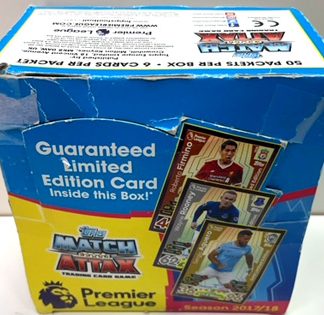 2017-18 Topps Match Attax Premier League 50-Pack Laatikko
