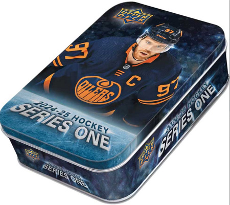 2024-25 Upper Deck Hockey Series 1 TIN BOX Laatikko
