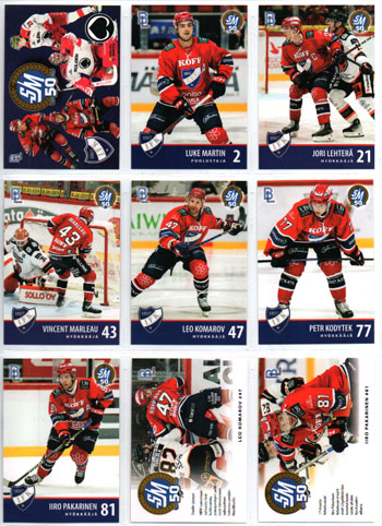 2024-25 BlueLine HIFK Team Set MATCH CARD #3/6 Jori Lehterä HIFK
