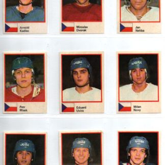1982 Semic Hockey STICKERS MM-82 #90 Jindrich Kokrment Czech