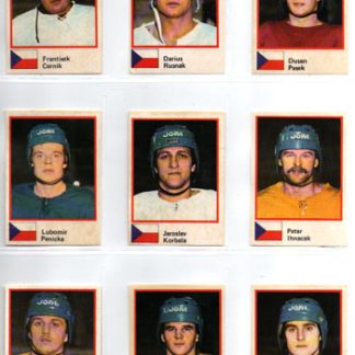 1982 Semic Hockey STICKERS MM-82 #91 Frantisek Cernik Czech