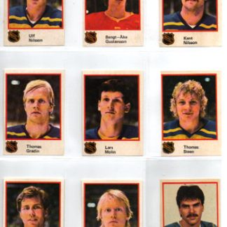 1982 Semic Hockey STICKERS MM-82 #145 Ulf Nilsson NHL (Sweden)