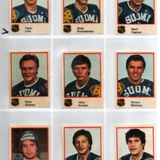1982 Semic Hockey STICKERS MM-82 #154 Tapio Levo NHL (Finland)