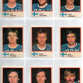 1982 Semic Hockey STICKERS MM-82 #28 Kari Heikkilä Finland
