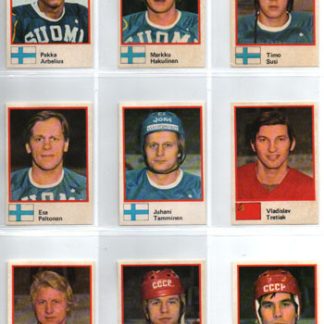 1982 Semic Hockey STICKERS MM-82 #46 Pekka Arbelius Finland