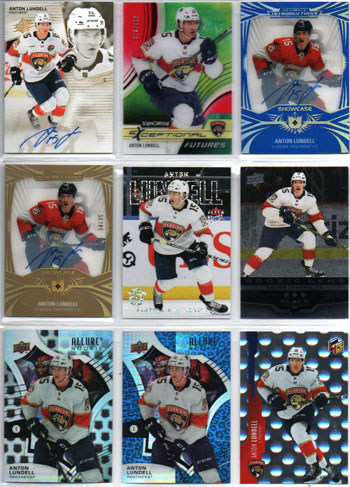 2021-22 Fleer Ultra Hockey ROOKIE #241 Anton Lundell RC Panthers