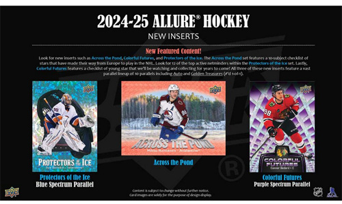 2024-25 UD Allure Hockey HOBBY Box Laatikko - Image 5