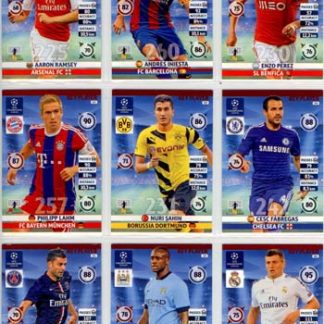 2014-15 Panini Champions League KEY PLAYER #307 Aaron Ramsey (Arsenal FC)