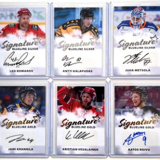 2024-25 BlueLine Series 1 SIGNATURE GOLD 6/40 #AU-JK Jami Krannila Lukko