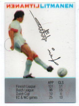 1990s Jari Litmanen Collection WIZARD #9 - Image 3