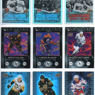 2024-25 UD Series 2 ON TOUR SPECKLED #OT-26 Elias Pettersson/Quinn Hughes Canucks