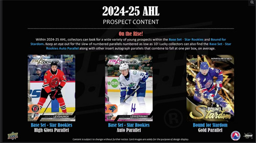 2024-25 Upper Deck AHL Hobby Laatikko - Image 4