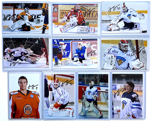 JUUSE SAROS AUTOGRAPHS - HPK - TEAM FINLAND - PREDATORS 4 x 6 Photos 10 pcs