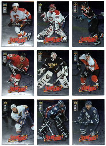 1997 Upper Deck Collectors Choice YOUNG GUNS Silver FOIL Set