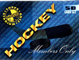 1995 TOPPS Stadium Club MEMBERS ONLY Hockey Complete 50 Card Factory Set