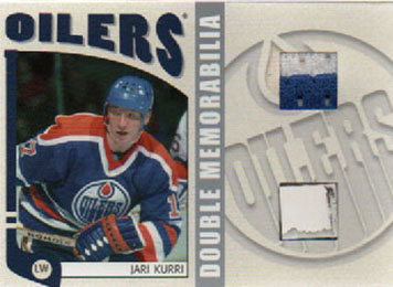 2004-05 ITG Franchise Series 2-Color JERSEY & STICK Jari Kurri Oilers #DM-18