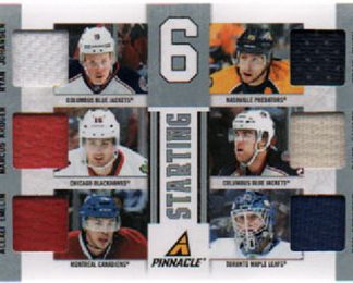 2011-12 Pinnacle STARTING 6 Emelin-Kruger-Johansen-Scrivers (G) -Savard-Smith Differed Teams #35