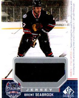 2014-15 SP Authentic STADIUM WINTER Classic Jersey Brent Seabrook Blackhawks #SS-BS