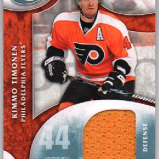 2009-10 UD Ice Frozen Fabrics JERSEY (Orange) Kimmo Timonen #FR-KT