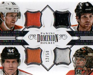 2013-14 Rookie Anthology Update 12/50 Claude Giroux, Steve Downie, Kimmo Timonen, Steve Mason #Q-PHI