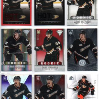 2013-14 Score HOT ROOKIES BLACK Sami Vatanen RC Ducks #615