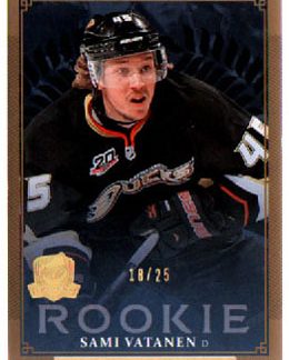 2013-14 The Cup GOLD 18/25 Sami Vatanen RC Ducks #91