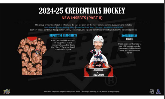 2024-25 UD Credentials Hockey Hobby - Image 6