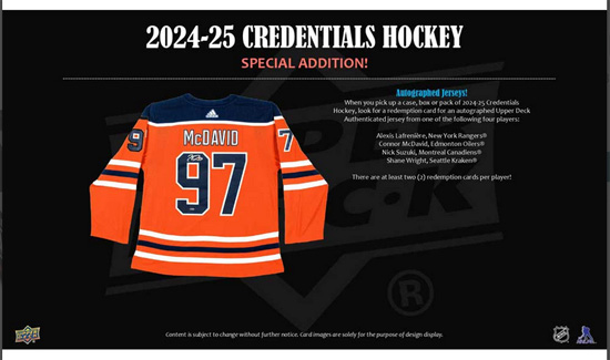2024-25 UD Credentials Hockey Hobby - Image 7