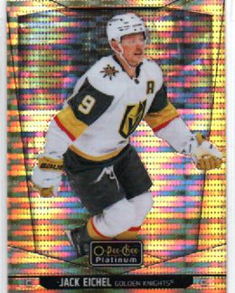 2024-25 OPC Platinum SEISMIC GOLD 02/50 #26 Jack Eichel Golden Knights