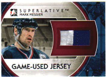2012-13 ITG Superlative 2-Color JERSEYS SILVER 6of6 Mark Messier Canucks #GUJ36