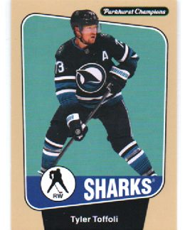 2024-25 Parkhurst Champions BLANK BACK #107 Tyler Toffoli Sharks