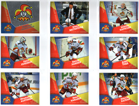2014-15 Jokerit KHL STICKERS #55 Team Logo Jokerit
