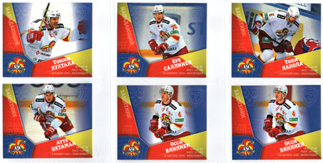 2014-15 Jokerit KHL STICKERS #65 Jere Sallinen Jokerit