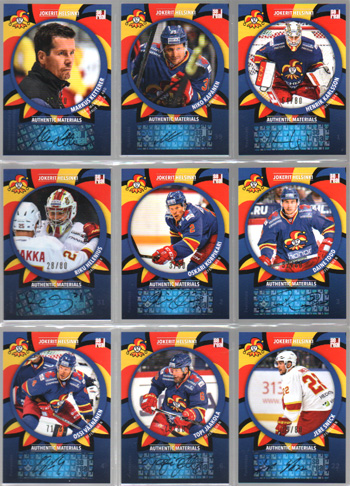 2015-16 Jokerit KHL AUTOGRAPH /80 #JOK-AUT-003 Markus Ketterer CO Jokerit