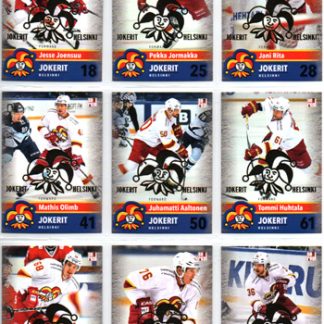 2015-16 Jokerit KHL AWAY Set GOLD /50 #JOK-HOM-0015 Jesse Joensuu Jokerit