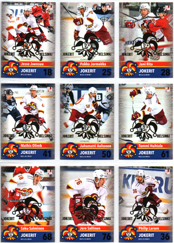2015-16 Jokerit KHL AWAY Set GOLD /50 #JOK-HOM-0015 Jesse Joensuu Jokerit