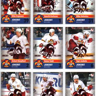 2015-16 Jokerit KHL AWAY Set RED /100 #JOK-AWY-001 Niko Kapanen Jokerit