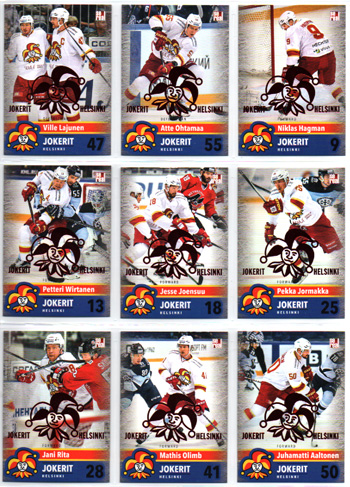 2015-16 Jokerit KHL AWAY Set RED /100 #JOK-AWY-014 Petteri Wirtanen Jokerit
